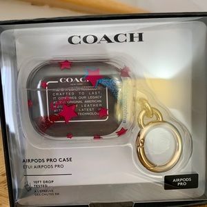 Coach AirPods Pro Carrying Case - New in Box